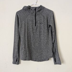 Oakley Quarter-Zip Active Top, Hood & Thumbholes